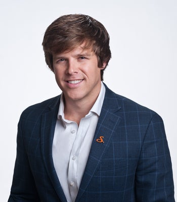 Portrait of Tyler Marrin, VP of Marketing.